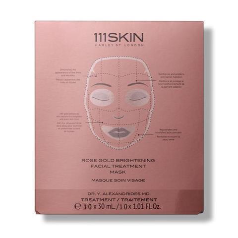 Rose Gold Brightening Facial Treatment Mask (Set of 10)